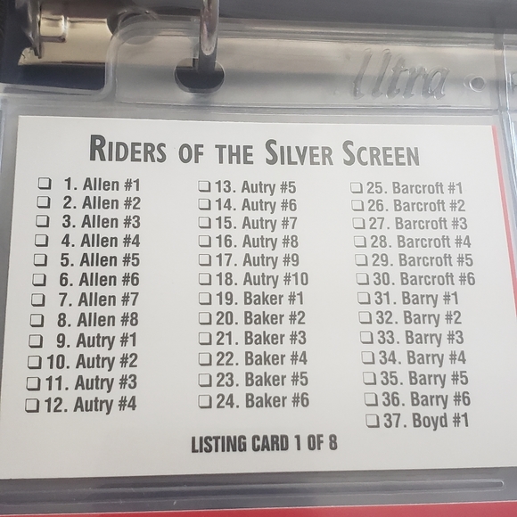 1993 Riders of the Silver Screen collector series 1 complete set - Picture 3 of 10